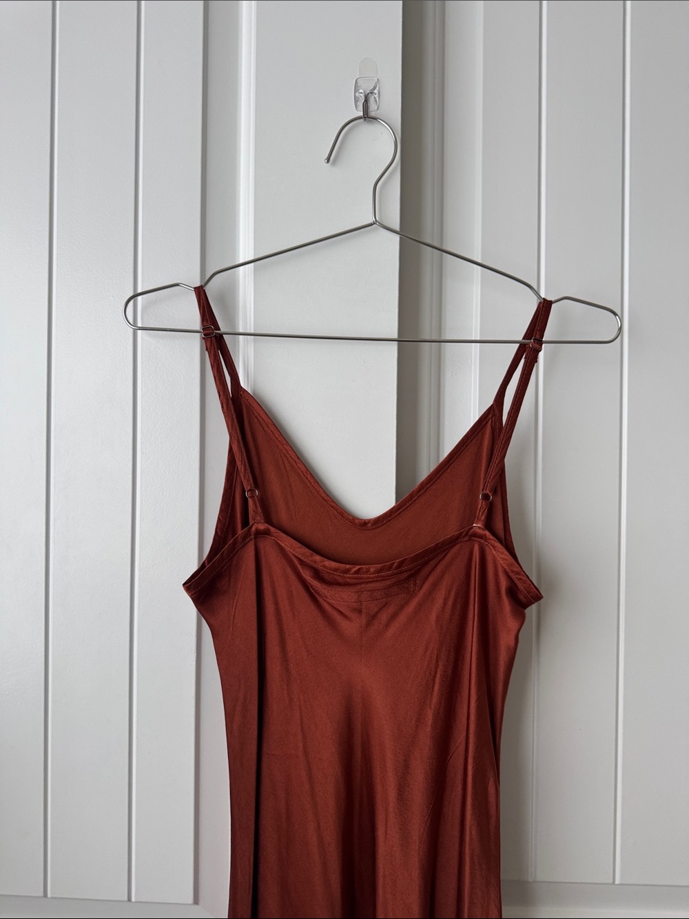 Enza Costa Rust Slip Maxi Dress - Picture 6 of 7